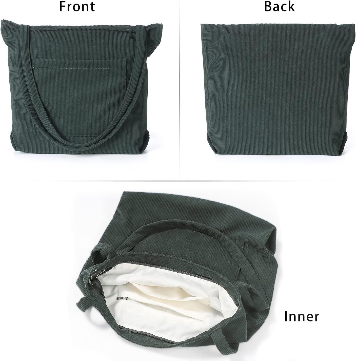 Women Corduroy Tote Bag