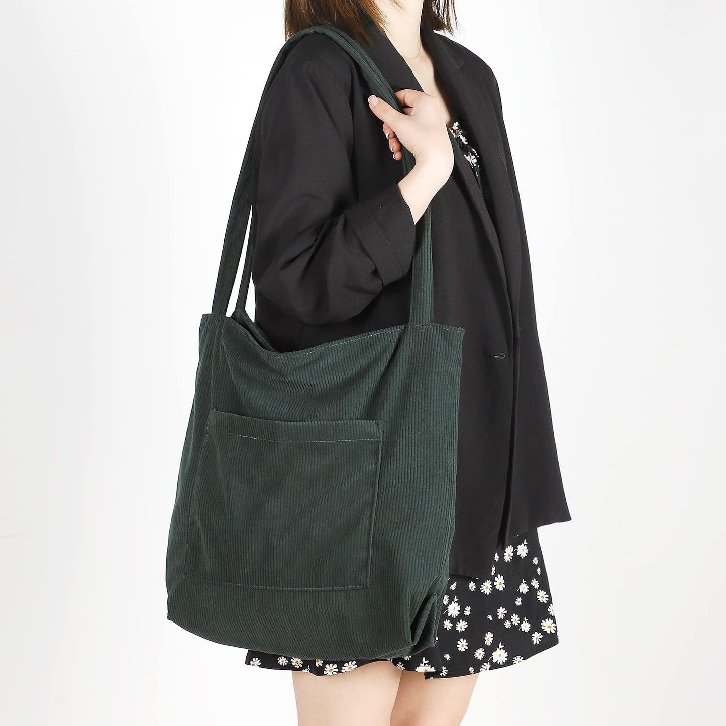 Women Corduroy Tote Bag
