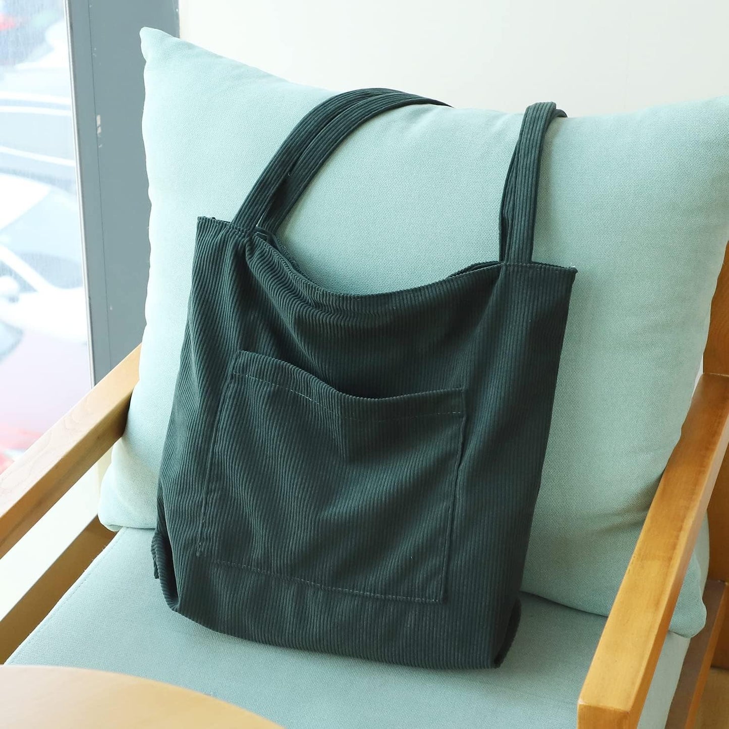 Women Corduroy Tote Bag