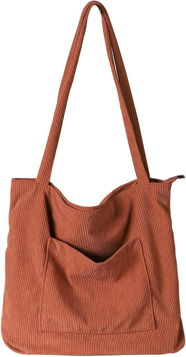 Women Corduroy Tote Bag