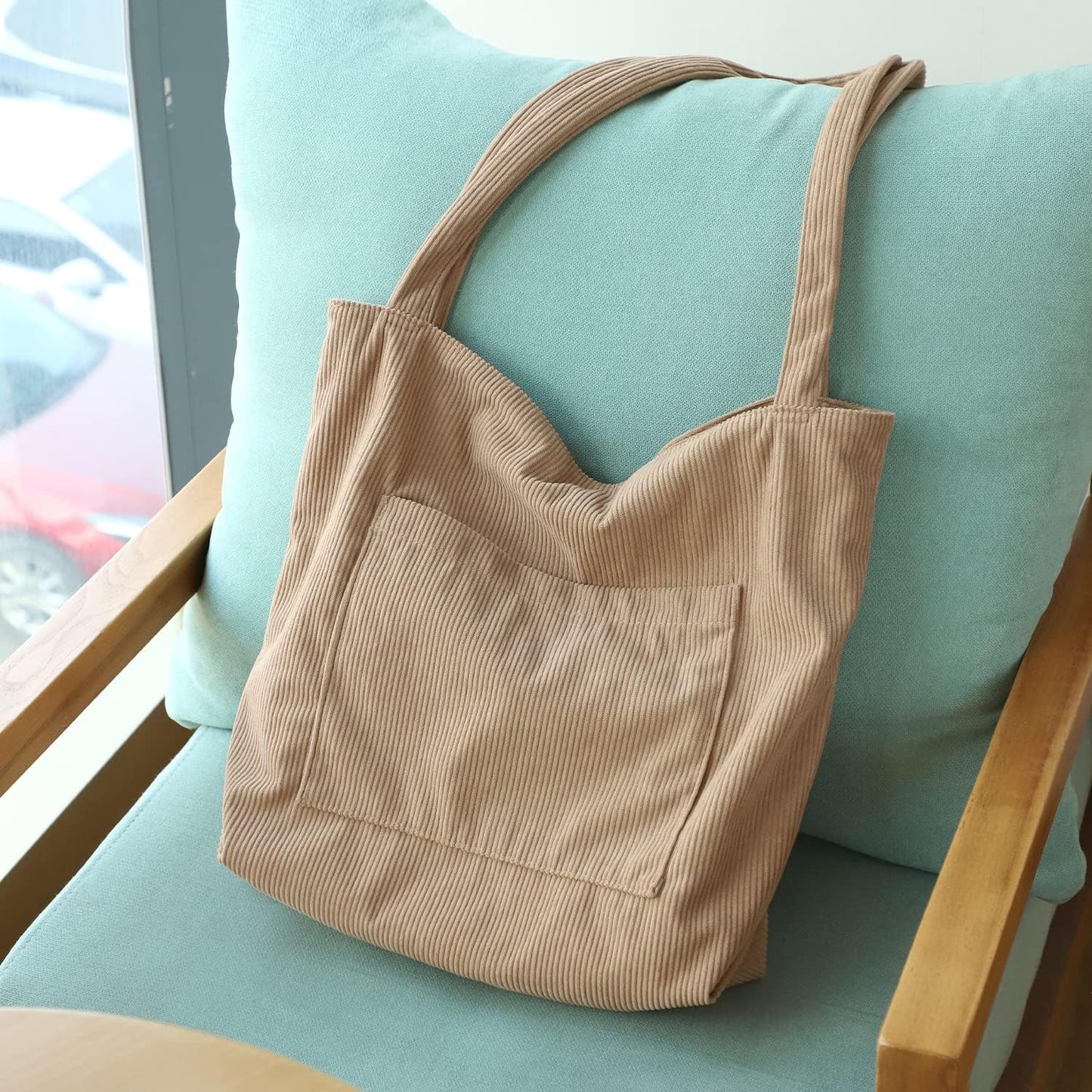 Women Corduroy Tote Bag
