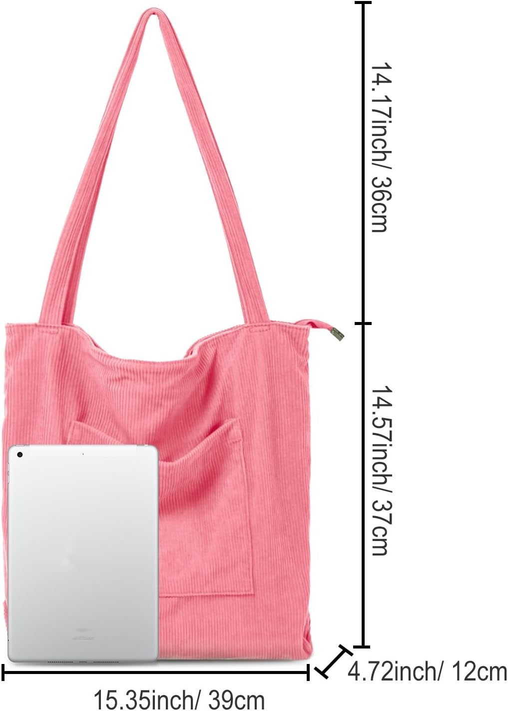 Women Corduroy Tote Bag