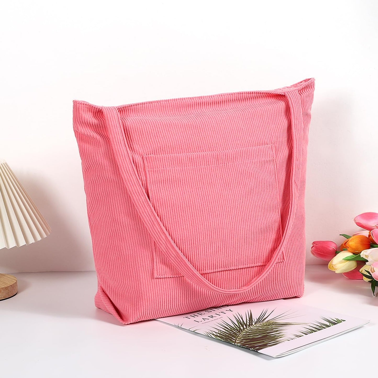 Women Corduroy Tote Bag