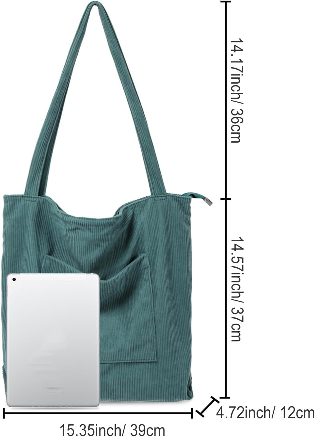 Women Corduroy Tote Bag