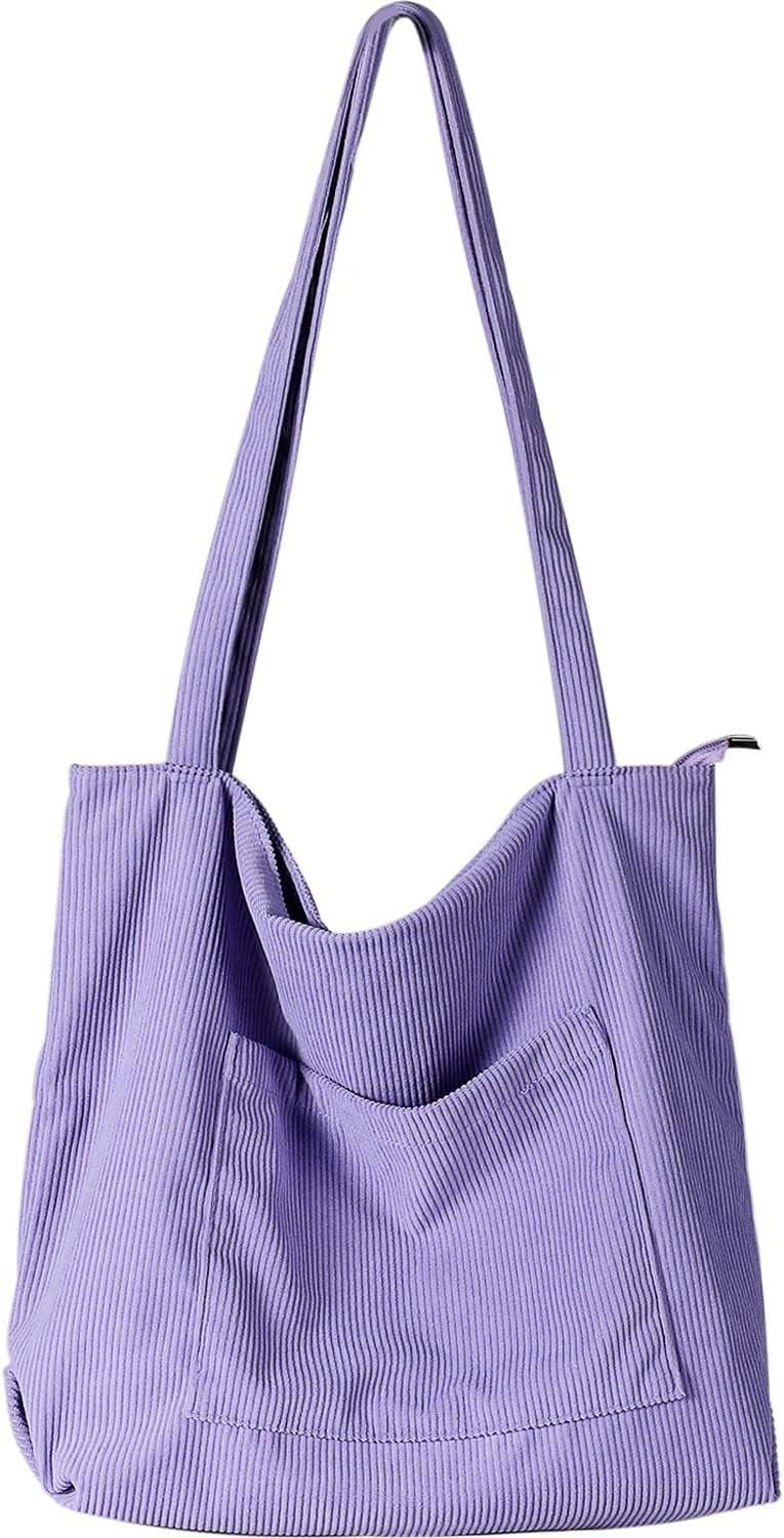 Women Corduroy Tote Bag