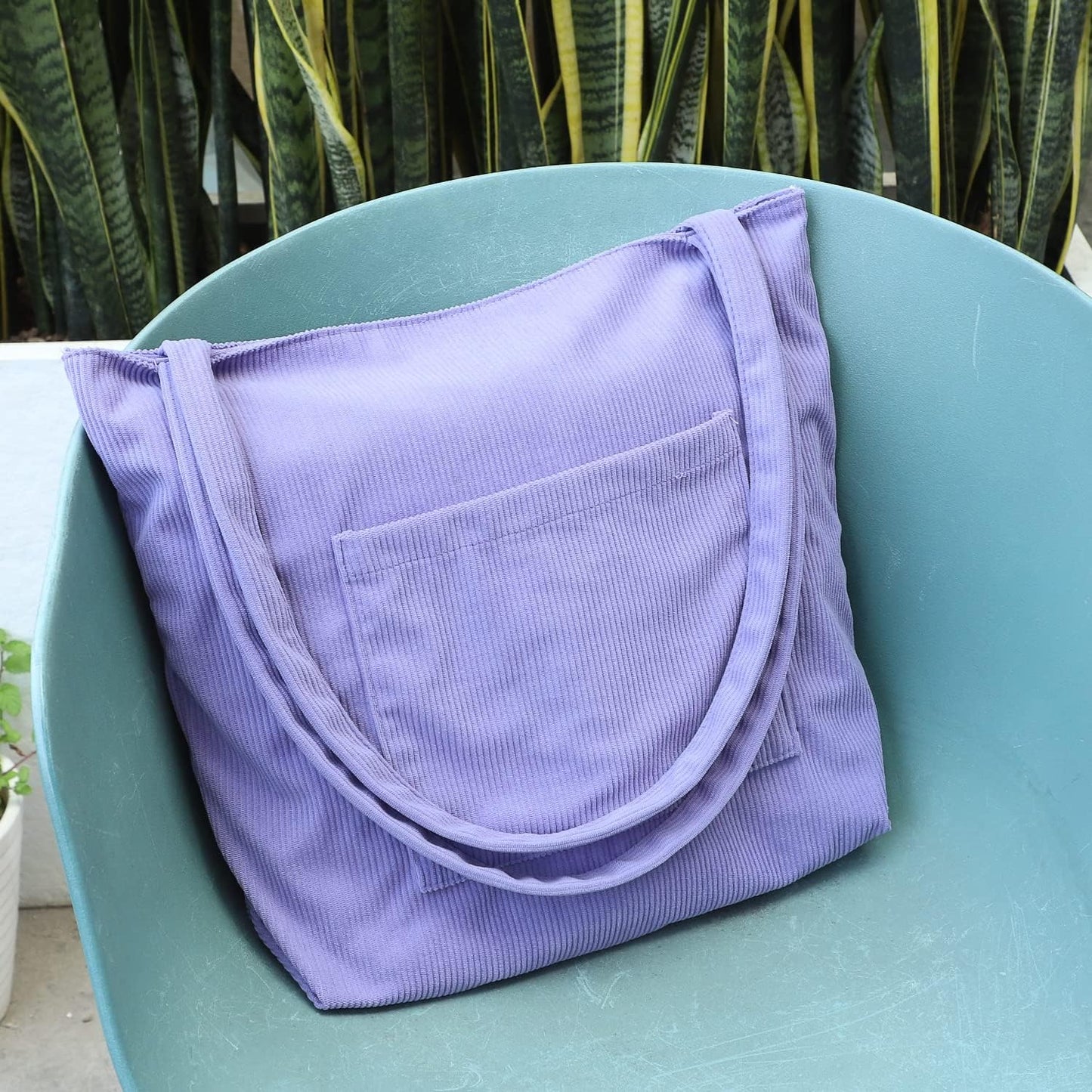 Women Corduroy Tote Bag