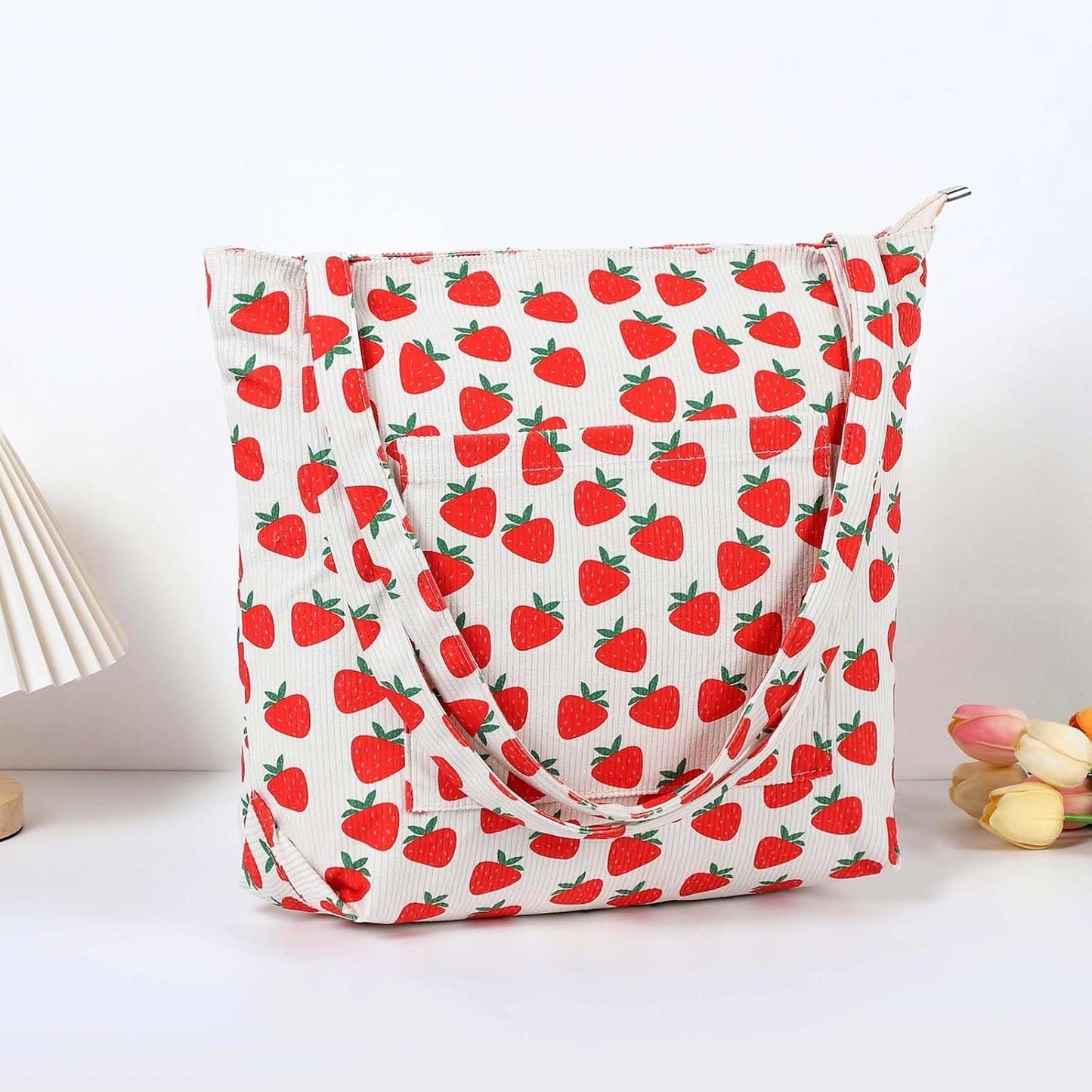Women Corduroy Tote Bag