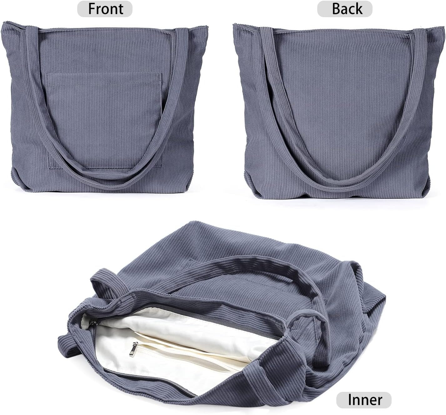 Women Corduroy Tote Bag
